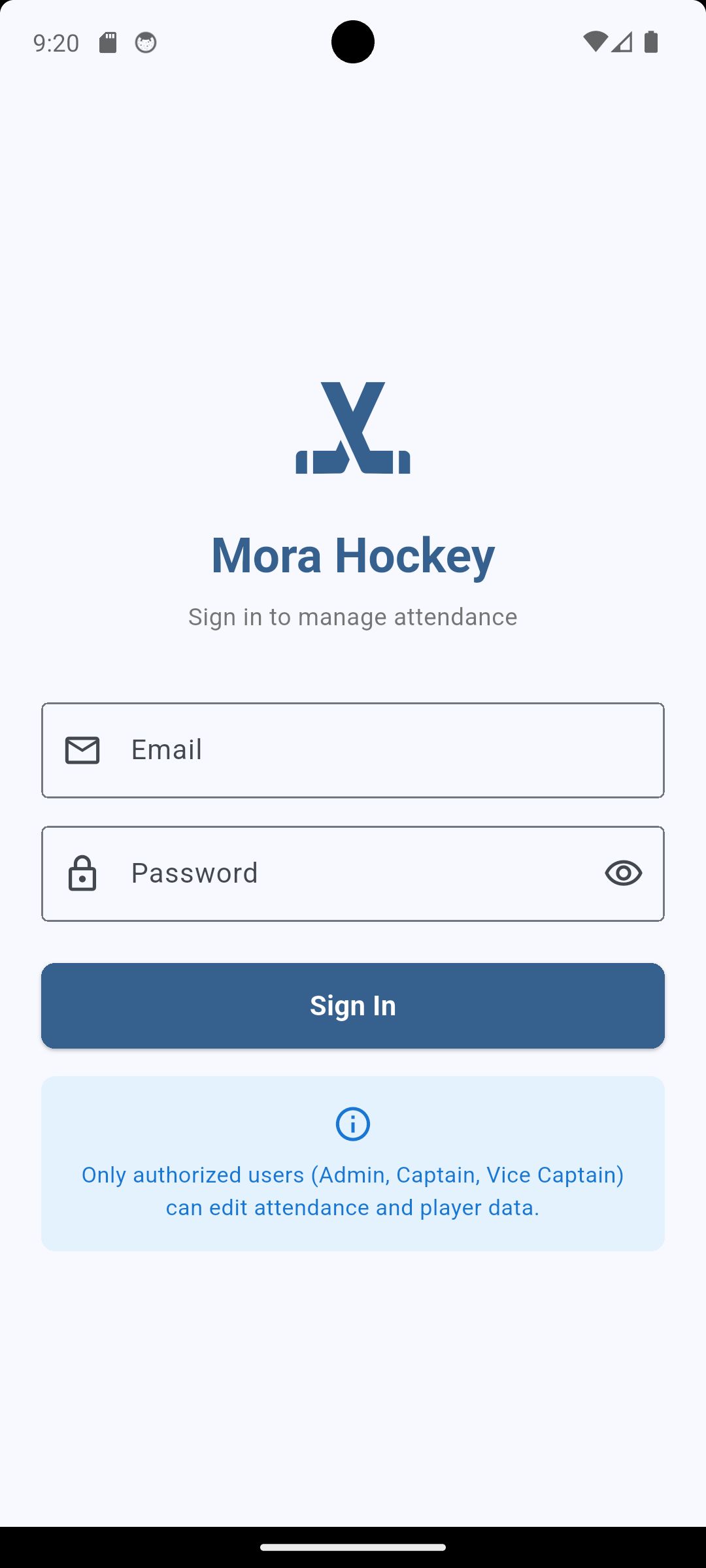 Mora Hockey Screenshot 1